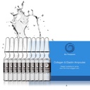 Bio-Therapeutic Collagen & Elastin Ampoules, Interd Face Serum Hydrates ve Firmalar All Skin Type with Gentle and Restorative Water Based Formula - 10 Glass Vials