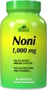 ALFA VITAMINS Noni 1000 Mg 60 Capsules - Vücut Optimal Fonksiyonlar için Tonic - Antioksidan