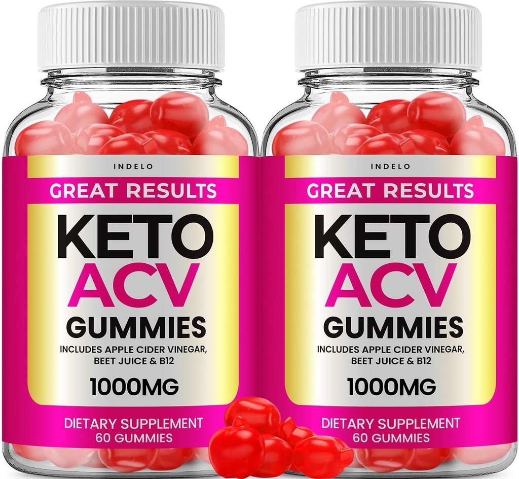 (2 Pack) Μεγάλη Αποτελέσματα Keto ACV Gummies - Advanced Formula Great Results Keto συν ACV Gummies Apple Cider Vinegar Μεγάλη Αποτελέσματα ACV Gummies Dietary Supplement Κριτικές (120 Gummies)