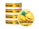 LyvWel 56 mg Caffeine Energy Pouches – Pineapple – Temiz Enerji ve Focus Guarana ile Boost – 16 Pouches Per Can (80 Total Pouches) ile 5Pack