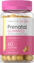 Carlyle Prenatal Gummies for Women | with DHA & Folic Acid | 60 Kont | Meyve Flavor | Non-GMO, Gluten Free Supplement | For Her
