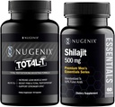 Nugenix Temels Shilajit ve Erkekler için Total-T testosteron ATM