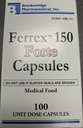 Ferrex 150 Forte Capsules - 100 Count F