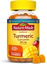 Doğa Made Turmeric Curcumin 250 mg Per Servis, Antioksi Desteği için Diyetsel Tamam, 60 Gummies, 30 Day Supply