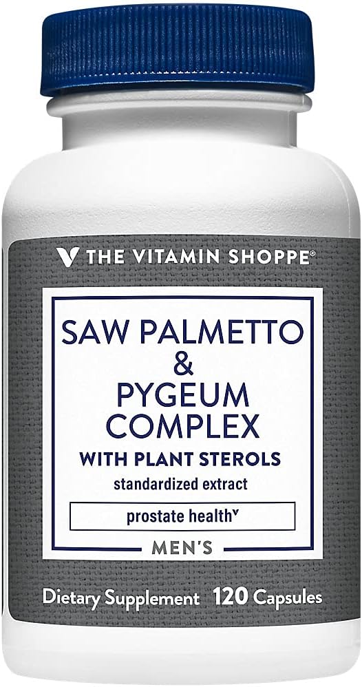 Shoppe Saw Palmetto & Pygeum Kompleksi (120 Capsules)