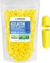 XPRS Nutra Boyutu 0 Boş Kapsüller - 1000 Kont Boş Gelatin Capsules - Pills DIY Capsule - Pure Bovine Pill Gel Caps For Do-It- Yourself Supplements (Yellow)