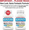 (3 Pack) Neuropathy Support Supplement with 600 mg Alpha Lipoic Acid - Benfotiamine, Peripheral, Feet, Hand Fingers Legs Toe, Best Maximum Strength Natural Renew Vitamins - 360 Caps, 90 Days