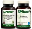 Standart Süreç Metabolism ve Digestive Health Sche - Kromium Kompleks & Diaplex Diyet Supplements - Destekler Carbohidrat Digestion & Pancreas Function - Chromium Supplements with A Vitamin A Chromium Supplements with A Vitamin A