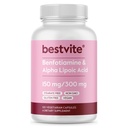 Benfotimin 150 mg / Alfa Lipoic Asit 300 mg (120 Vejetary Capsules) - Stearates - Vegan - Gluten Free - Non GMO