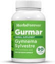 Herbsforever Gurmar Capsules | Gymnema Sylvestre Extract 7:1 | 90 Vegan Capsules | Ayurvedic Herbal Supplement | Destekler Sağlıklı Şeker Metabolism & Wellness