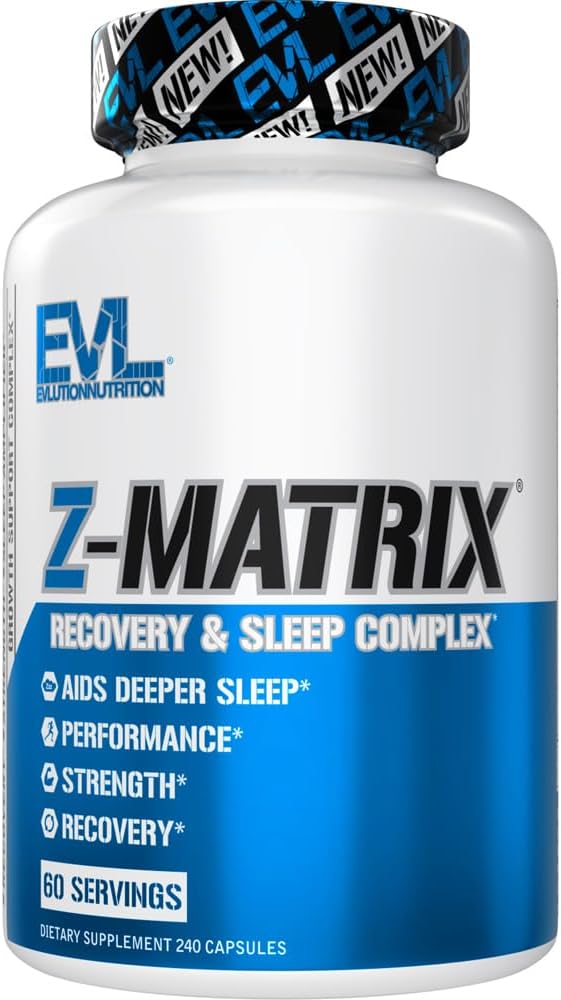EVL Post Workout Recovery Supplement - ve çinko - ZMatrix Çinko Uyku Desteği ve Kas Health için Kar Kurtarma Tamamı