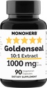 MONOHERB Goldenseal Extract 1000 mg - 90 κάψουλες χορτοφάγων