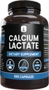 Pure Original Ingredients Calcium Lactate (365 Capsules) No Magnesium Or Rice Fillers, Always Pure, Lab Verified
