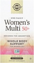 Solgar One Daily Women's Multi 50+ Whole Body Support for Women 50 and Golder - Υψηλή απορροφήσιμη καρδιά, οστά & στήθος υγεία, ενέργεια, άγχος, δέρμα μαλλιών & νύχια Multivitamin, 60 Vegan κάψουλα εξυπηρετεί