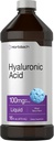 Horbäach Liquid Hyaluronic Acid Supplement | 100 mg | 16 oz | Karma Berry Flavor | Non-GMO ve Gluten Ücretsiz Formula