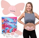 Pink-Period Cramps Pain Relieving Device, Manstrual ve Lower Back Ache için Cramp Masaj cihazı, Endologyosis Discomfort, PMS TENS Unit, Wireless or Wired, Natural Cycle Support