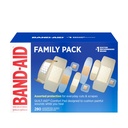 Band-Aid Brand Prestige Bandages Family Diversity Pack, Sheer & Clearflex Sterile Bireysel olarak Küçük Cuts & Boates için İlk Yardım Yara Bakımı için Bandajlar ve Yararlı Boyutlar, 280 ct