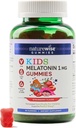 Naturewise Kids Μελατονίνη Gummies 1 mg - Χωρίς φάρμακα, μη-Habit Forming Sleep Aid for Children Ηλικίες 4 & Up - Φράουλα Γεύσεις Gummy Bears - Vegan, Gluten Free, Non-GMO - 90 Count[3-Month Supply]