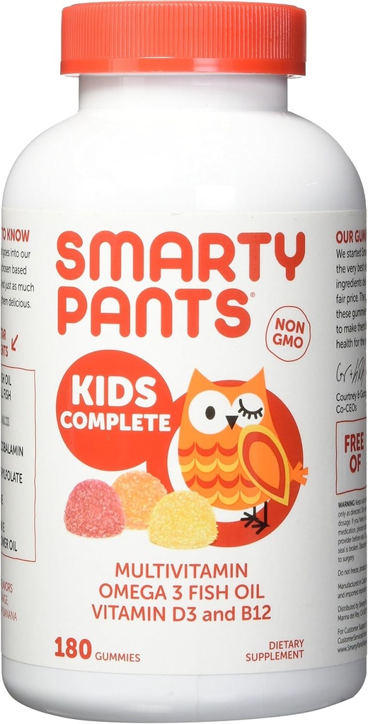 SmartyPants Kids Complete Multi-Vitamin, 180 Gummies (1)