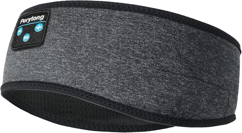 Perytong Sleep Kulaklıklar, Kablosuz Kulaklıklar Bluetooth Headband, Side Sleeper, Elastic Music Sleep Headband, ASMR Kablosuz Göz Maskesi Tech Gadgets Girls for Men Women