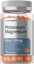 Horbäach Pyum Magnezyum Supplement Gummies | Peach Strawberry Flavor | 70 Kont | Vegan, Non-GMO ve Gluten Free Formula