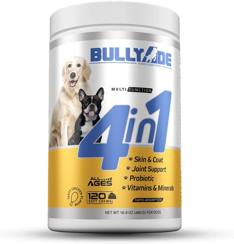 1 - Probiyotik, Ortak Destek, Skin & Coat, Köpekler için Multi-Vitamin Yumuşak Chews, 16.9 oz