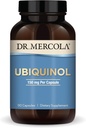 Δρ. Mercola Ubiquinol - 150 mg Ubiquinol - Υποστηρίζει την παραγωγή ενέργειας - Συμπλήρωμα αντιοξειδωτικών - Μη ΓΤΟ, Χωρίς γλουτένη & χωρίς σόγια - 90 κάψουλες (90 Σερβιέτες)