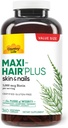 Country Life Maxi-Hair Plus 5000 mcg Biotin, 360 Capsules, Sertifikalı Gluten Free, Sertifikalı Vejetaryen