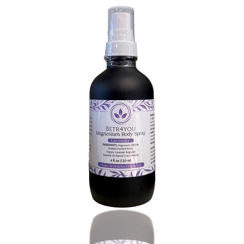 BETR4YOU Resmi | Topical Body Spray | 4 Fl. Oz. | Viral TikTok Ürün (4 Fl Oz, Lavender)
