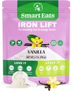 Akıllı Yemekler - Demir Toz | Yüksek Absorbed | Side Etkileri | Tamamlanan Beslenme: Protein, Vitaminler, Fiber, Antioksiler | Tasty Drinks & Shakes | Vegan | Vanilla Flavor | 30 Scoops
