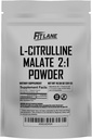 L Citrulline Malate 2 1 Toz 300 Grams - Bulk Malzemeler - Ücretsiz Form Amino asit Pre Workout Supplement - Raw ve Pure, Fit Lane Beslenme tarafından hiçbir katkı sağlamaz.