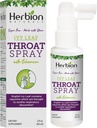 HERBION Naturals Throat Spray, Soothes Respiratory Discomfort with The Power of English Ivy, Marshmallow ve Echinacea Yetişkinler ve Çocuklar için ekstralar, 2 Fl Oz, 1 Paket