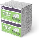 Flents Lens Wipes, Wipe ‘N Clear, 150 Kont, Pre-Moistized, Streak-Free, Safe for Eyes, Suncames, Gentle Temizlik, Clear Vision, Bireysel olarak Amerika'da Yapıldı