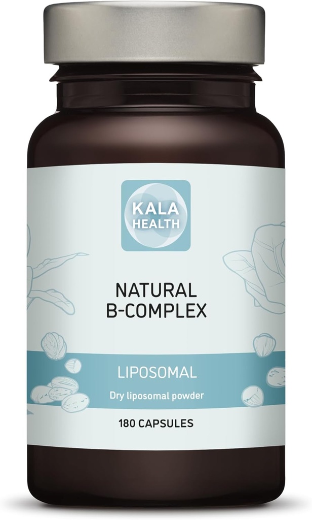 Tüm 6 Önemli B Vitaminleri ile Doğal Liposomal B Kompleksi Kapsülleri (180)
