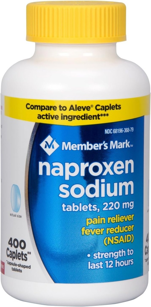 Üye Mark 220 mg Naproxen sodyum (400 ct.) Üye Mark