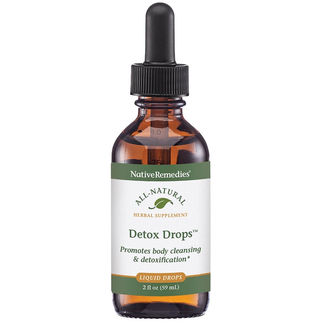 Yerli R Detox Drops - All Natural Herbal Supplement Systemic Body Cleansing, Toxin Release and Liver Function and Detoxification - 59 mL