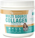 CB Supplements Multi Collagen Protein - Ortak, Cilt, Gut, Saç ve Çiçek Sağlığı - Vanilla Flavored Toz I, II, III, V & X - Grass-Fed & Clean - 58 Servisler