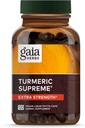 Gaia Herbs Turmeric Supreme Extra Strength - Supports Occasional Swelling from Normal Giyim & Tear - Turmeric Curcumin & Black Pepper - 120 Vegan Liquid Phyto-Capsules (Güncel to 120-Day Supply)