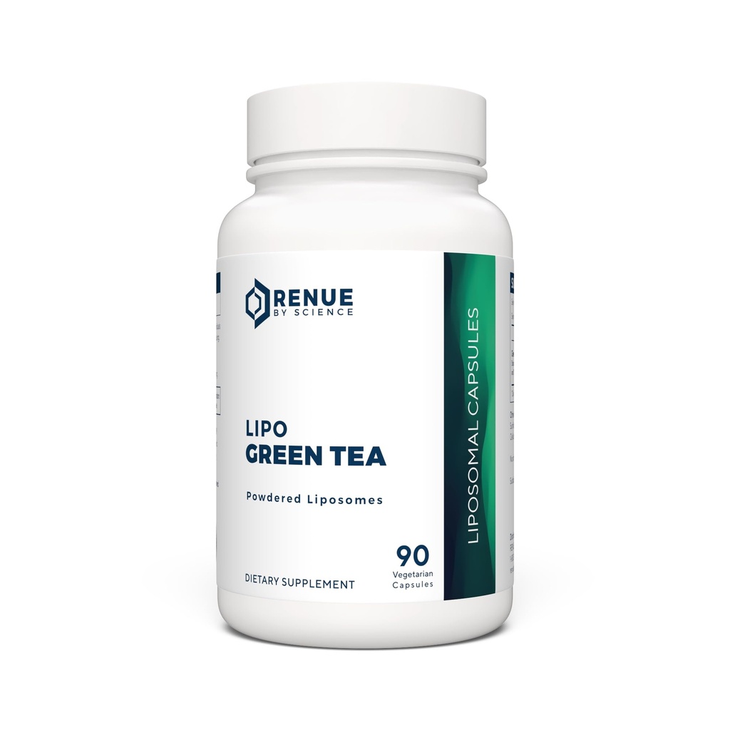 Renue By Science Green Tea Extract | High Strength Liposomal Supplement | 90 Capsules - hizmet başına 75 mg Yeşil Çay | ABD ve Üçüncü Parti Test Edildi |