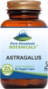 Αγνή Βοτανική του Βουνού Astragalus Ρίζα Κάψουλες - 90 Kosher Vegan Caps με 470mg Βιολογικό Astragalus