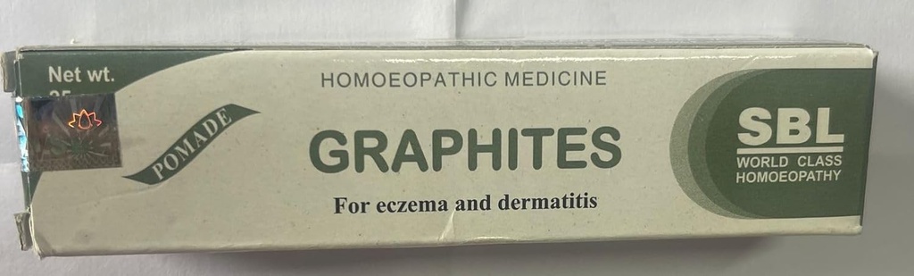 SBL Homeopathic Graphites Ointment (25g), Eczema (Wet ve Kuru), Dermatitis,