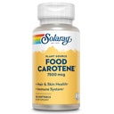 SOLARAY Food Carotene, A As Beta Carotene 25000IU | Sağlıklı Cilt & Gözler için Carotenoyaklar, Antioksi Aktivite & Immune System Support | 50ct