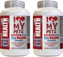 My PETS LLC Dog Eye Health Supplements - Dog Eye Health Complex - Premium Formula - Vet Önerilen - Dog Cranberry - 2 Şişes (120 Tedaviler)