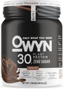 OWYN Only What You Need Pro Elite High protein Toz, 30g Vegan protein for Workout Recovery, Delicious Smooth Taste, Zero Sugar, Low Net Carbs, Chocolate, 12 Services (1.32 LB)