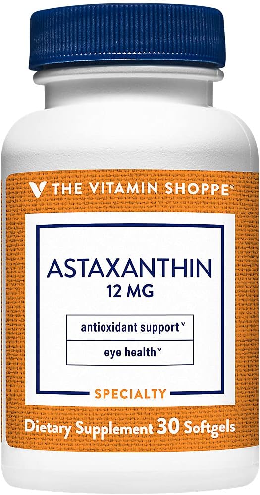 Dükkan Vitamini Astaxanthin (Solasta) Markalı Malzemeler 12 mg (30 Softgels)