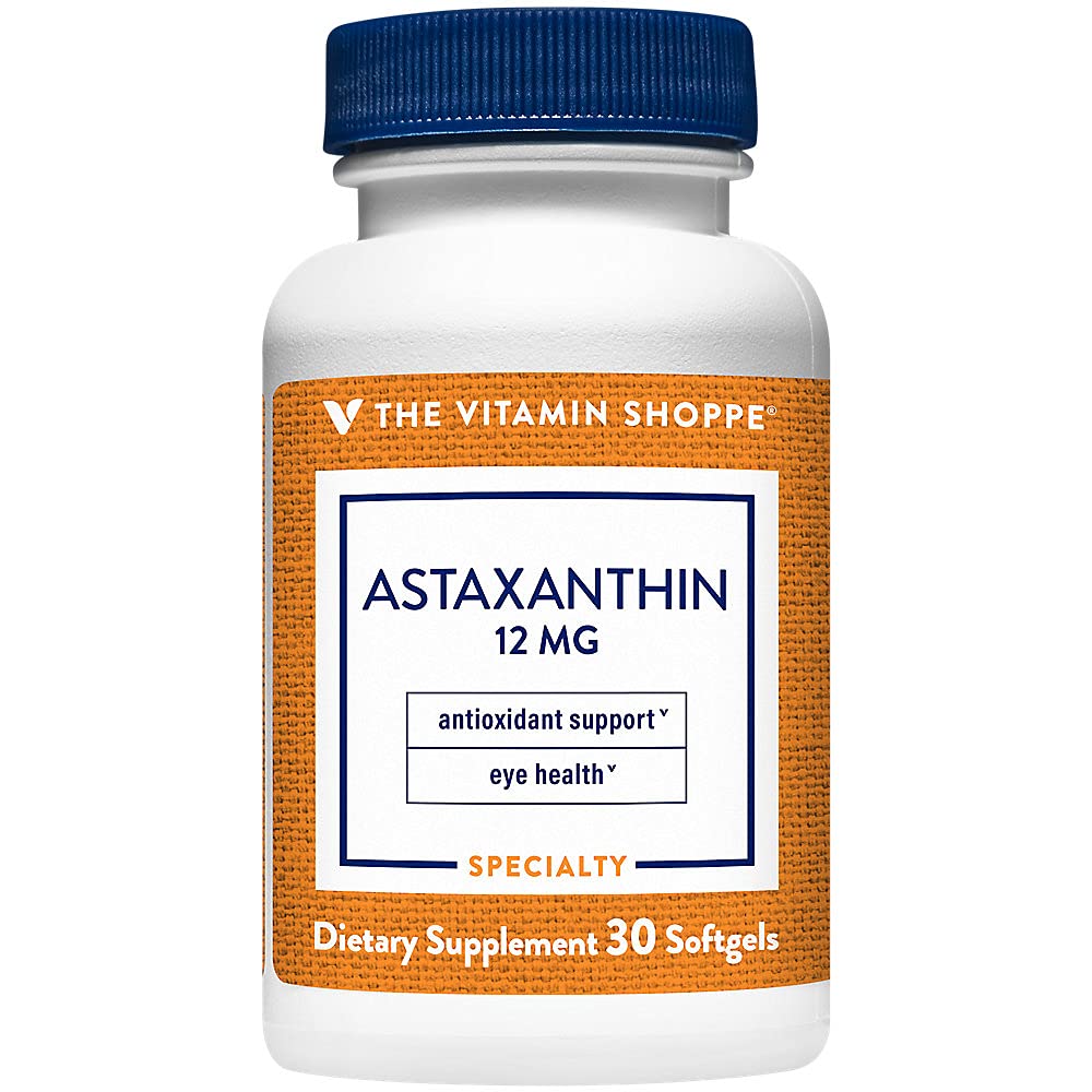 Dükkan Vitamini Astaxanthin (Solasta) Markalı Malzemeler 12 mg (30 Softgels)
