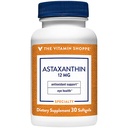Dükkan Vitamini Astaxanthin (Solasta) Markalı Malzemeler 12 mg (30 Softgels)