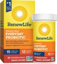Yeni Yaşam Her gün Probiyotik Capsules, Daily Supplement Supports Urinary, Digestive and Immune Health, L. Rhamnosus GG, Dairy, Soy ve glutensiz, 15 Milyar CFU, 30 Count