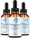 (3 Pack) Whispeara Drops - Resmi Whispeara'yı sağlıklı işitme, Focus ve performans, All Natural Whispeara İşitme Desteği Formula, Premium Whispeara Gotas Review (90 hizmet)