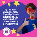 Çocuklar için LOVEBUG Probiyotikleri - Probiyotik Chewables with Prebiyotik Fiber for Age 4+,Daily Children's Gut Health & Digestive Support Supplement, Sugar-Free Berry Flavor, 60 Count